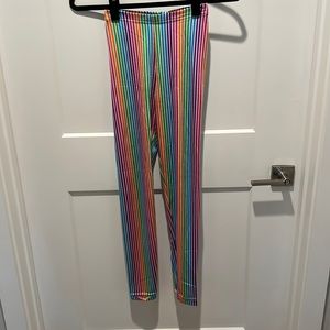 American Apparel Neon Stripe Leggings